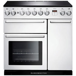 Rangemaster Nexus 90 Dual Fuel Range Cooker Black
